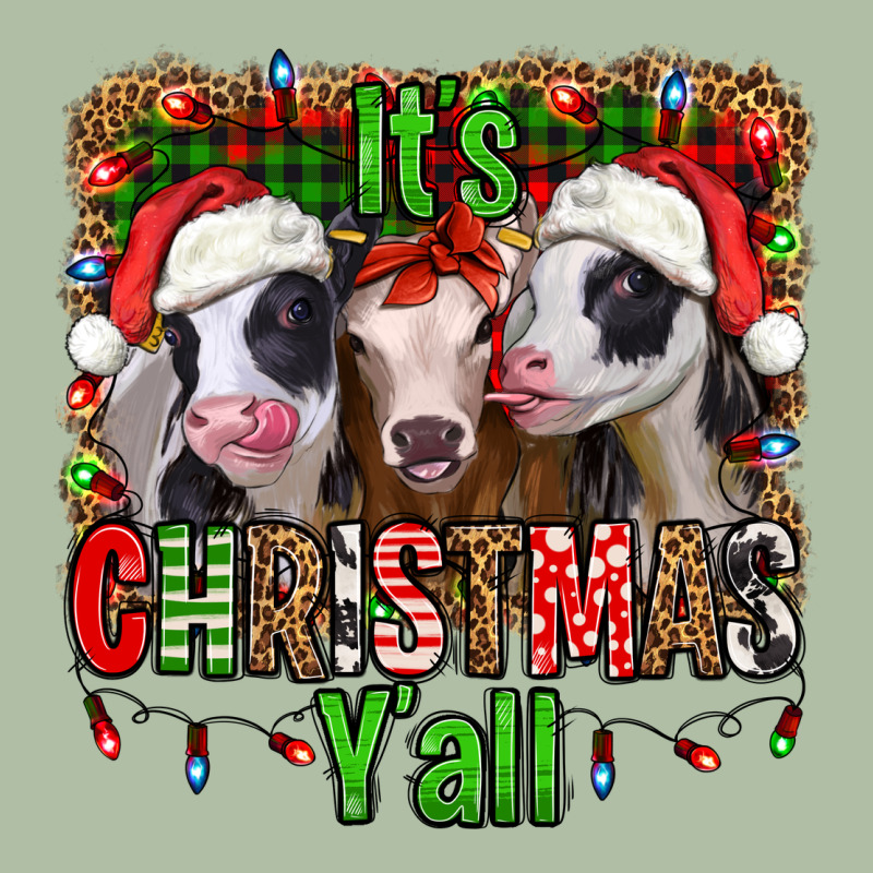 It's Christmas Y'all Heifers Urban Heavy Tee by Jasminsmagicworld | Teevron
