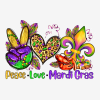 Peace Love Mardi Gras Olivia Urban Hoodie | Teevron