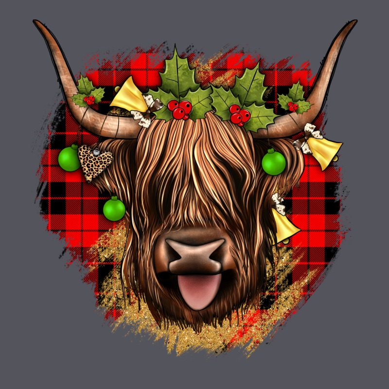 Highland Cow  Christmas Vintage Hoodie by JahusDesignShop | Teevron