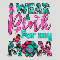 I Wear Pink For My Mom Zipper Hoodie | Teevron