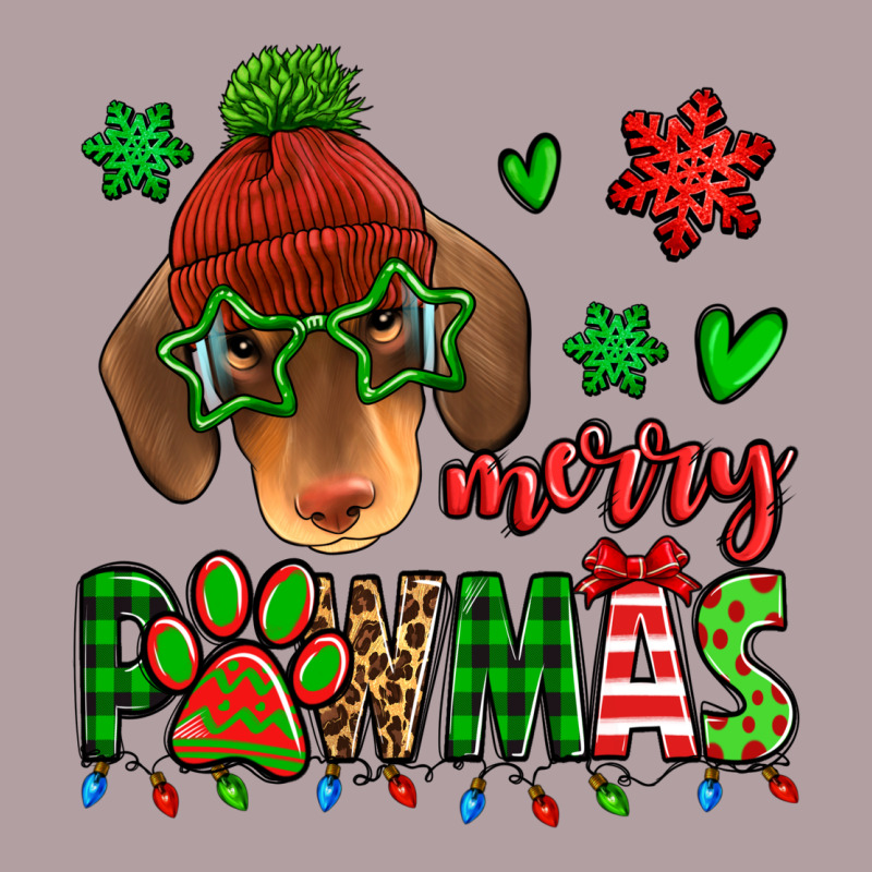 Merry Pawmas Christmas Dachshund Vintage Hoodie by Jasminsmagicworld | Teevron