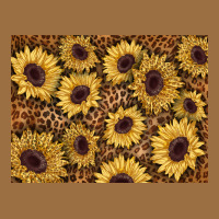 Sunflower Leopard Background 3200x2400 Vintage Tee | Teevron