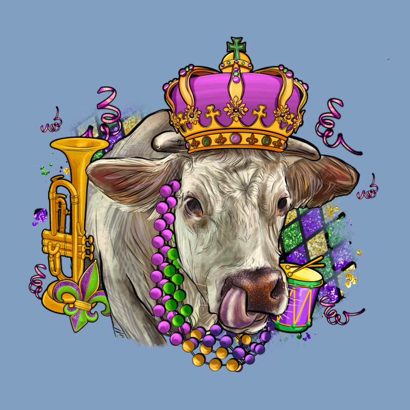 Charolais Mardi Gras Urban Hoodie by OliviaCreatesArt | Teevron