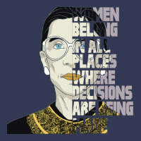 Rbg Ruth Bader Ginsburg Women Belong In All Places Heavyweight Hoodie | Teevron