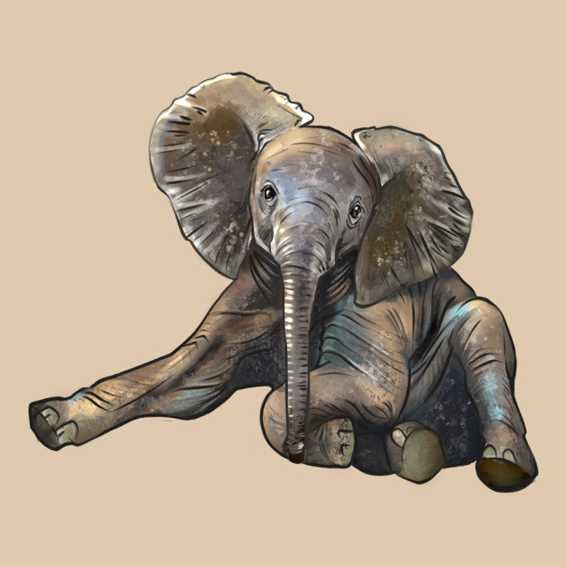 Baby Elephant Heavyweight Sweatshirt by LillyAllenDesigns | Teevron