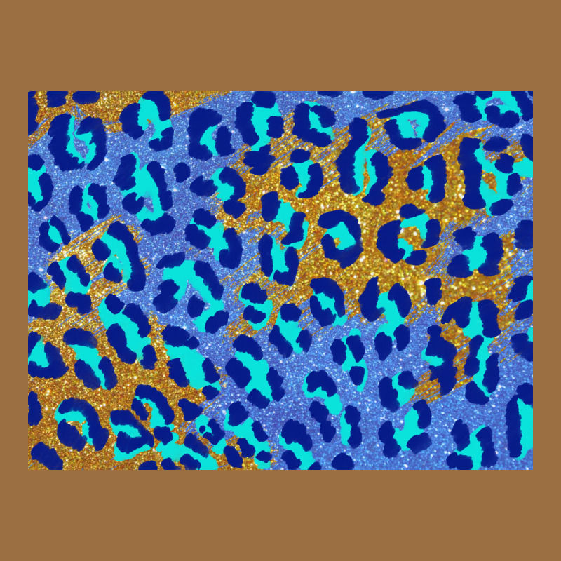 Leopard Background Turquoise And Gold 3200x2400 Vintage Tee by AdoDesignShop | Teevron