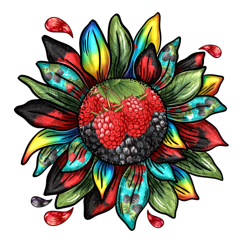 Berry Sunflower Ladies Tee by texasbilliewilder | Teevron