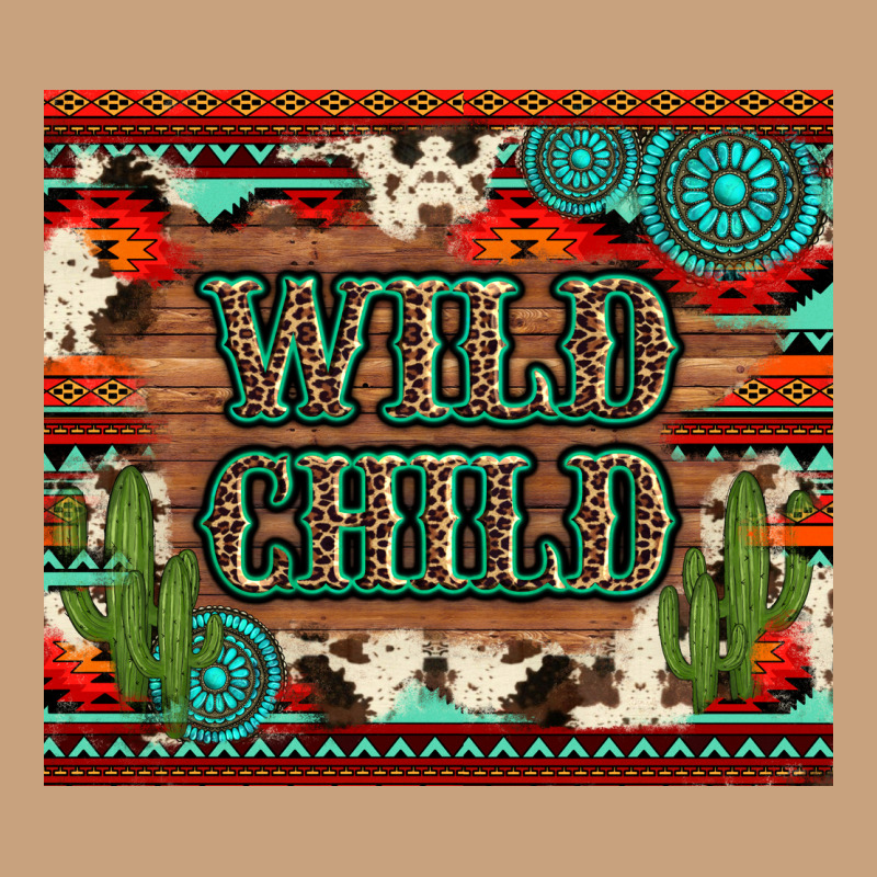 Wild Chıld Aztec Gemstone And Cactus Vintage Tee by Artiststas | Teevron