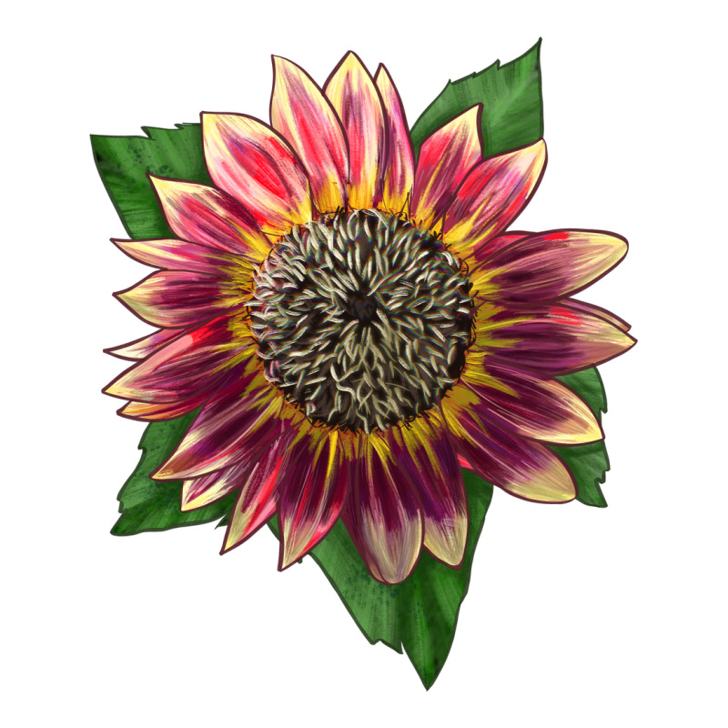 Crimson Blaze Sunflower Classic Tee by LillyAllenDesigns | Teevron