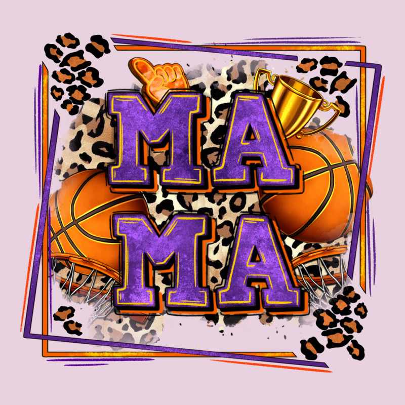 Basketball Mama With Leopard Ladies Tee by Zillion Design Studio | Teevron