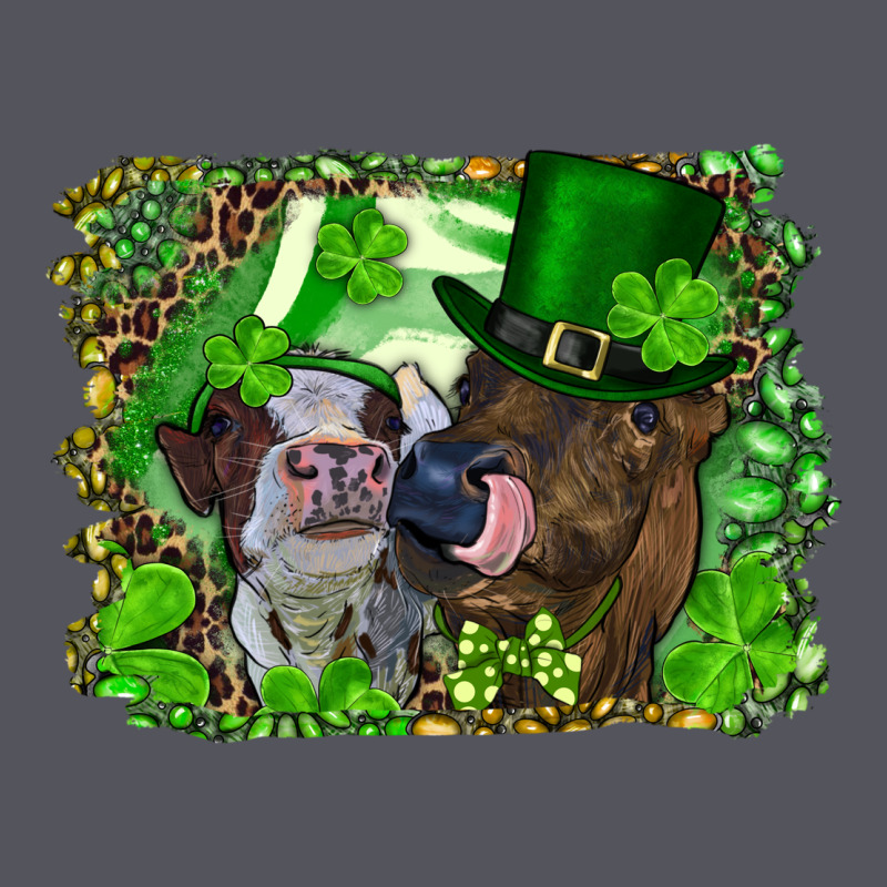 St. Patricks Day Heifers Vintage Hoodie by RanaPortraitStore | Teevron