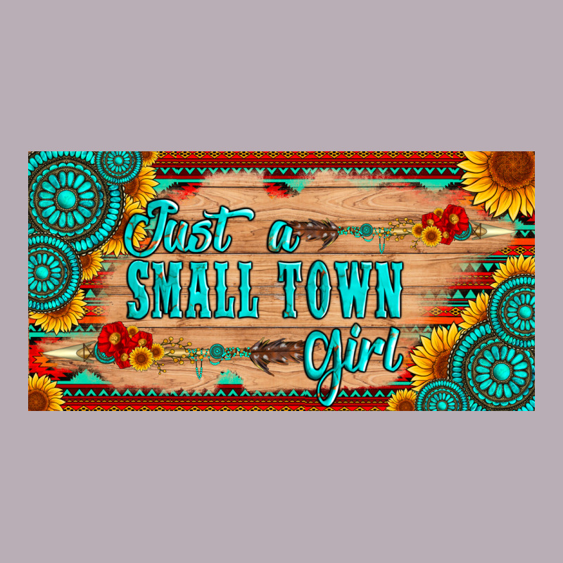 Just A Small Town Girl Wlth Gemstone Arrow And Sunflowers Licanse Plat Vintage Tee by Artiststas | Teevron
