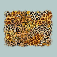Leopard Background Heavy Core Tee | Teevron