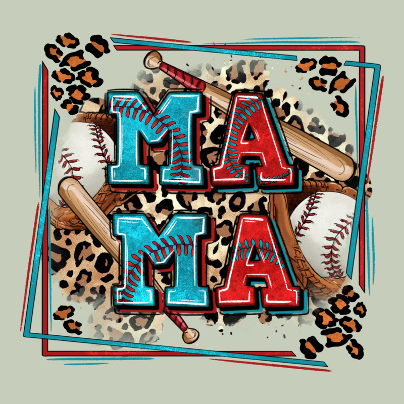 Baseball Mama With Leopard Ladies Tee by Zillion Design Studio | Teevron