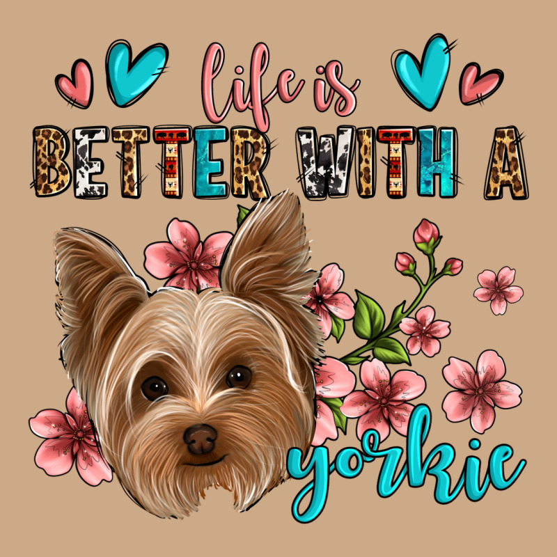 Life Is Better With A Yorkie Vintage Hoodie by Jasminsmagicworld | Teevron