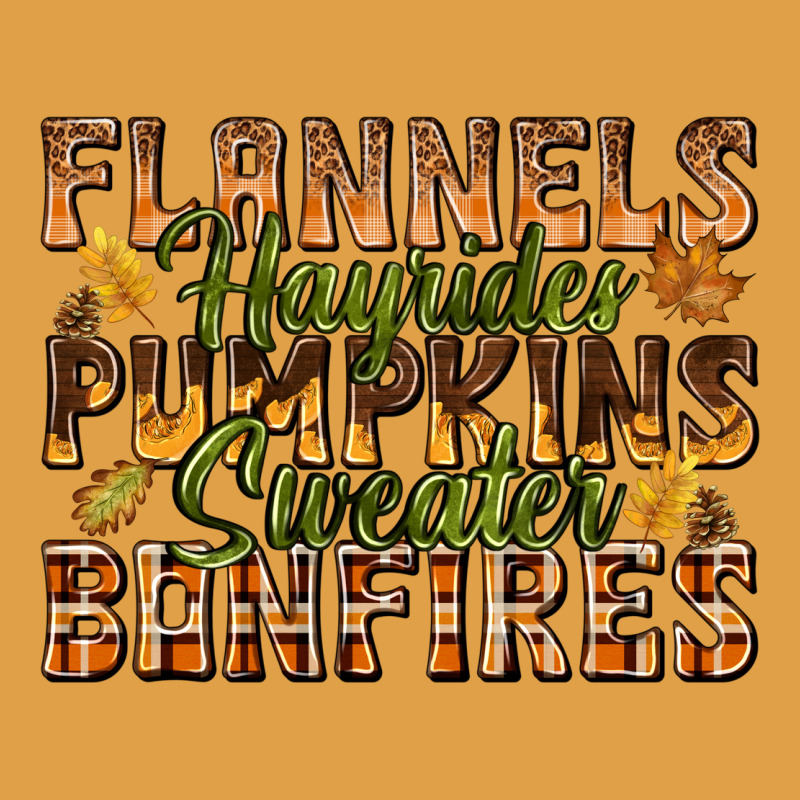 Flannels Hayrides Pumpkins Premium Hoodie by texasbilliewilder | Teevron