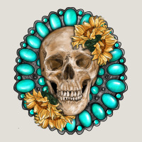 Skull With Gemstone And Sunflower Heavy Core Tee | Teevron