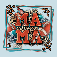 American Football Mama With Leopard Ladies Tee | Teevron