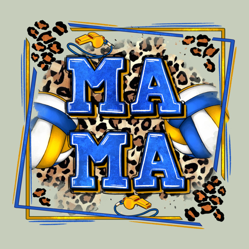 Volleyball Mama With Leopard Ladies Tee by Zillion Design Studio | Teevron