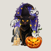 Halloween Cat And Pumpkin Heavy Core Tee | Teevron