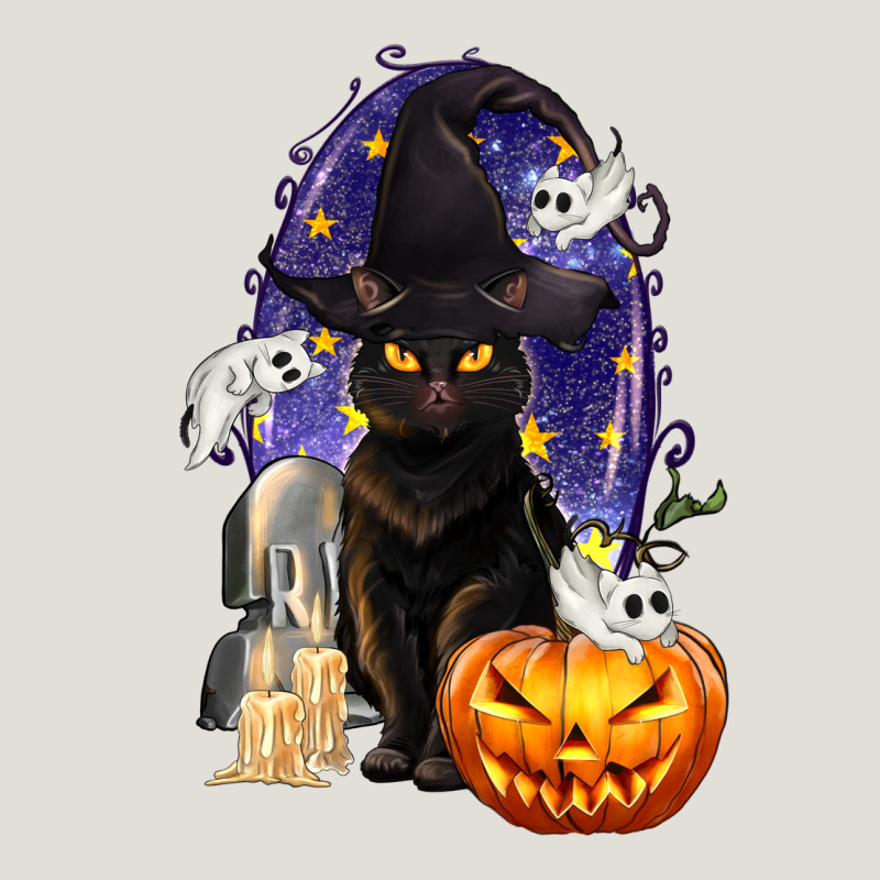 Halloween Cat And Pumpkin Heavy Core Tee by texasbilliewilder | Teevron