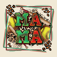 Softball Mama With Leopard Ladies Tee | Teevron