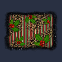 Christmas Plaid Leopard Mistletoe Background Heavyweight Sweatshirt | Teevron