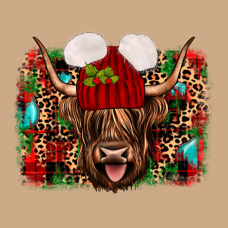 Highland Cow Christmas Vintage Hoodie by JahusDesignShop | Teevron