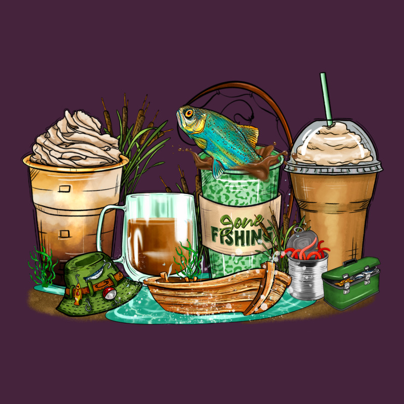 Fishing Coffee Cups Premium Tee by Zillion Design Studio | Teevron