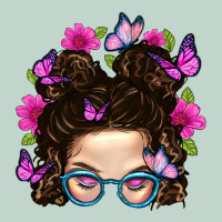 Messy Bun Mom With Butterfly Zipper Hoodie | Teevron