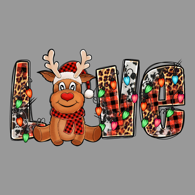 Love Christmas Reindeer Vintage Hoodie by Jasminsmagicworld | Teevron