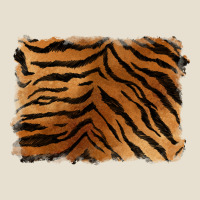 Handdrawn Tiger Pattern Background Urban Heavy Tee | Teevron