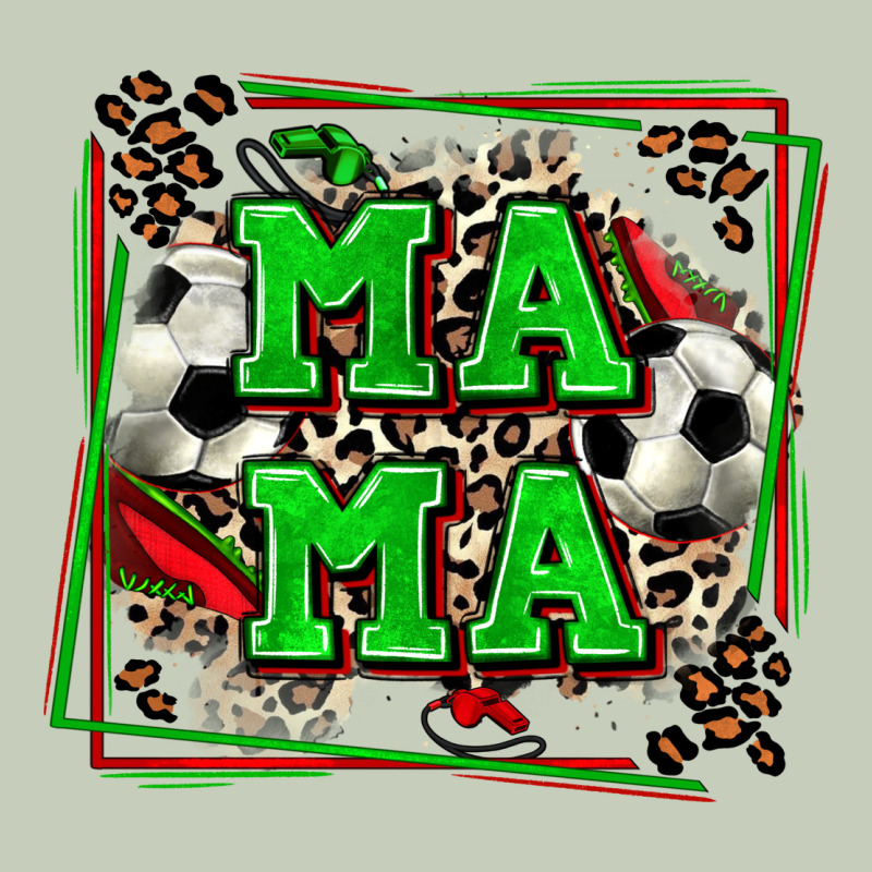 Soccer Mama With Leopard Ladies Tee by Zillion Design Studio | Teevron