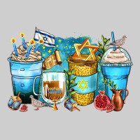Hanukkah Coffee Cups Premium Tee | Teevron