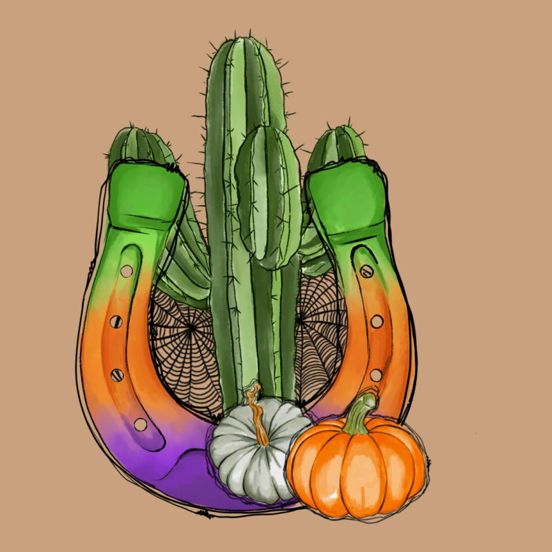 Horseshoe Halloween Cactus Vintage Tee by AdoDesignShop | Teevron