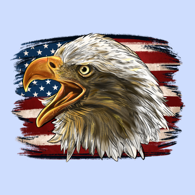 American Flag Eagle Urban Heavy Tee by LillyAllenDesigns | Teevron