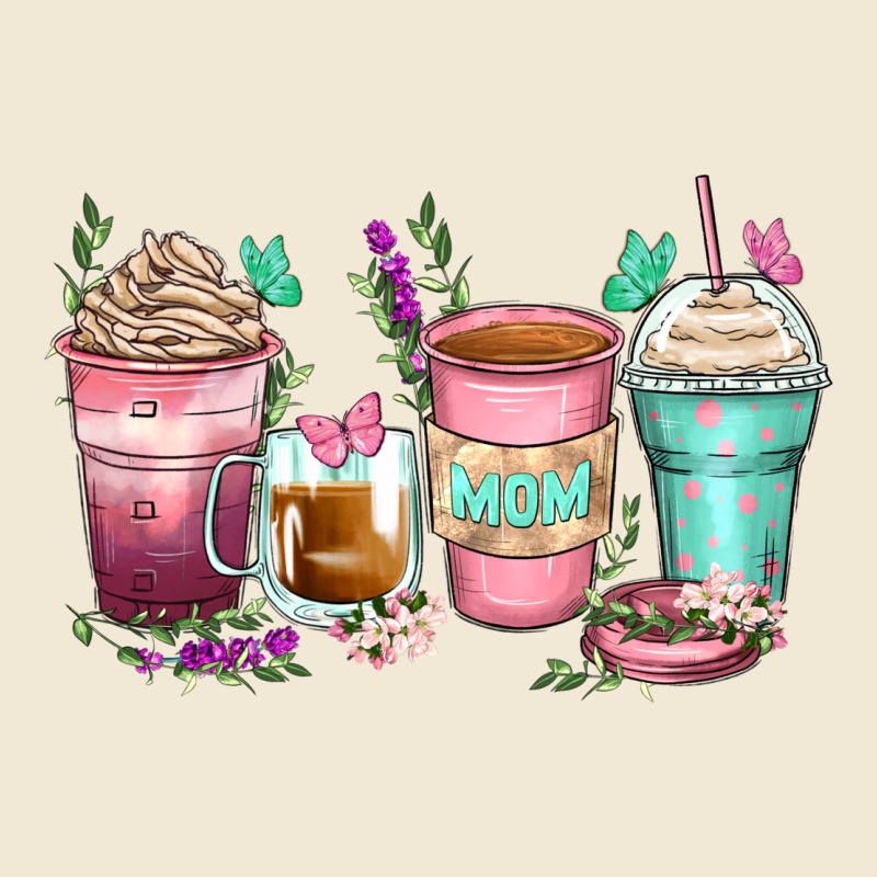 Mom Coffee Cups Premium Tee by Zillion Design Studio | Teevron