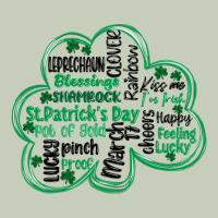 St Patricks Day Shamrock Typography Long Sleeve Tee | Teevron
