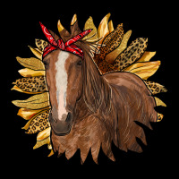 Sunflower With Horse Heavy Core Tee | Teevron