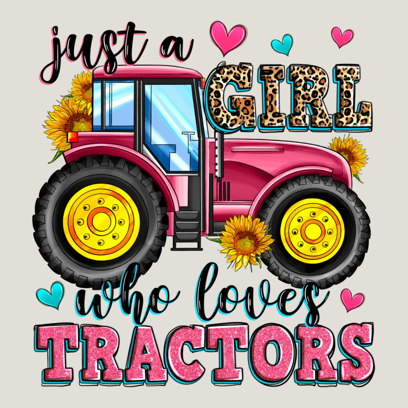 Just A Girl Who Loves Tractors Heavy Core Tee by Zillion Design Studio | Teevron