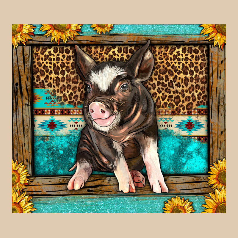 Western Cute Pig Heavyweight Sweatshirt by LillyAllenDesigns | Teevron