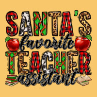 Santa's Favorite Teacher Assistant Vintage Hoodie | Teevron