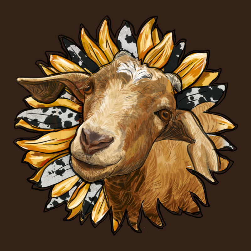 Sunflower With Goat Heavy Core Tee by RanaPortraitStore | Teevron