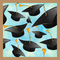 Graduation Cap Seamless Pattern Vintage Hoodie | Teevron