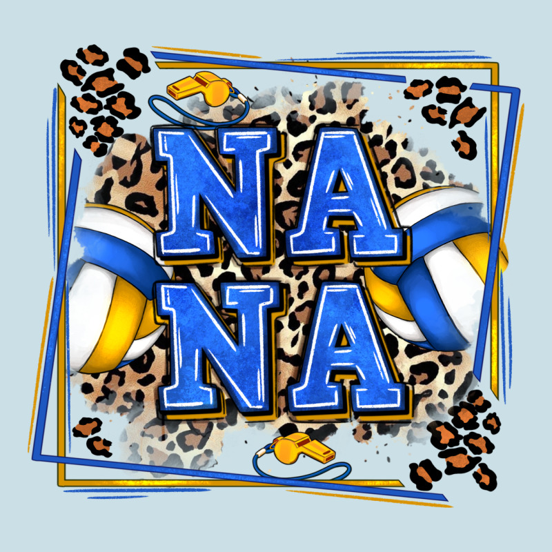 Volleyball Nana With Leopard Ladies Tee by Zillion Design Studio | Teevron