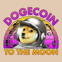 Doge Coin To The Moon 80's Retro Sunset Heavyweight Sweatshirt | Teevron