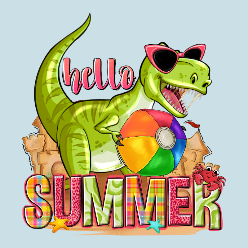 Hello Summer Rex Ladies Tee by texasbilliewilder | Teevron