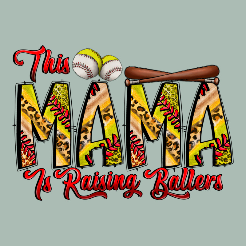 This Mama Is Raising Ballers Softball And Baseball Classic Tee by CowhideDigitalArt | Teevron