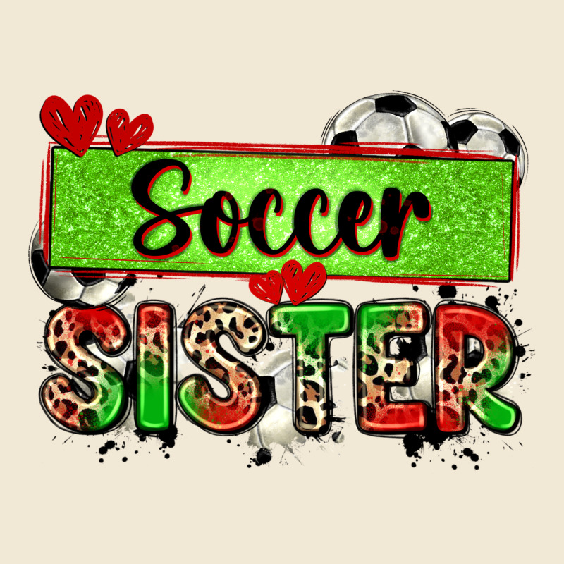 Soccer Sister With Leopard Ladies Tee by Zillion Design Studio | Teevron