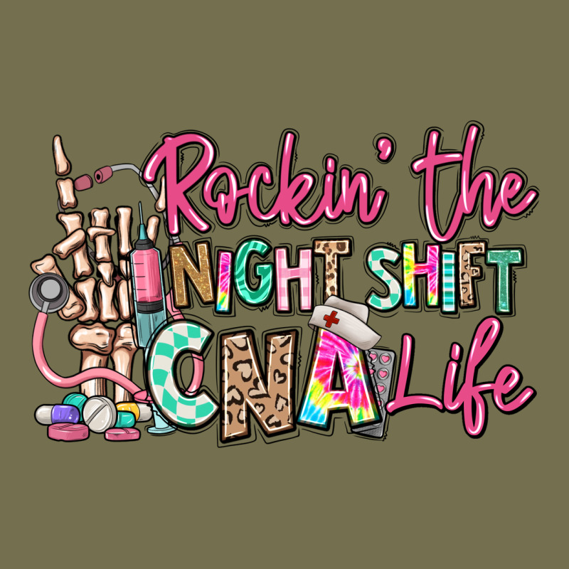 Rockin The Night Shift Cna Life Vintage Hoodie by RanaPortraitStore | Teevron